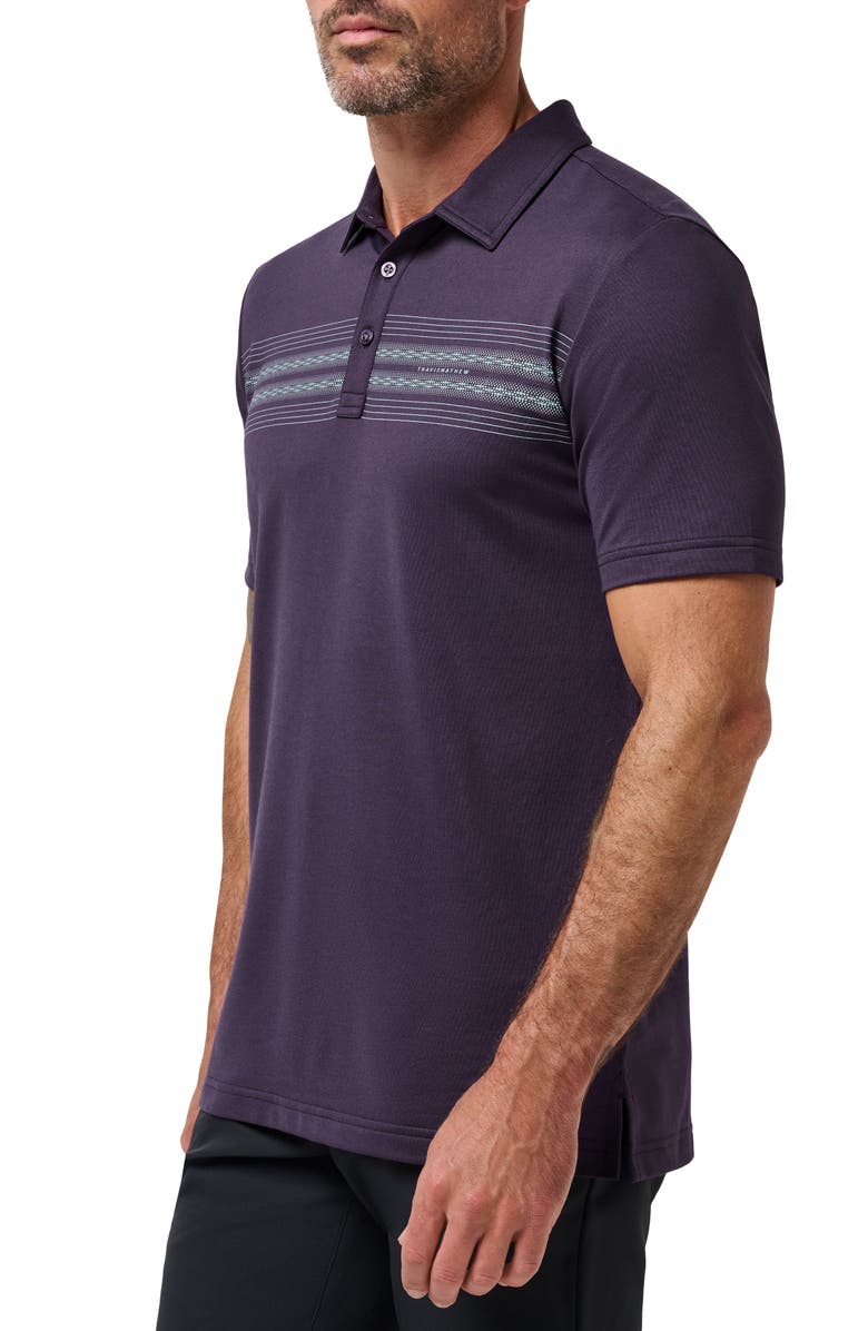 TravisMathew Featherweight Polo, Alternate, color, Purple Velvet