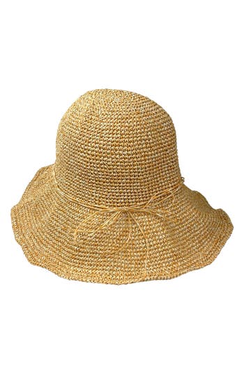 Marcus Adler Straw Bucket Hat