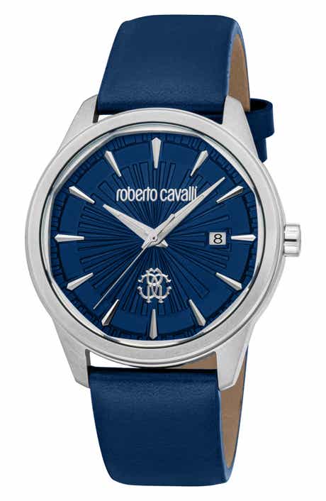 Trionfo Quartz Leather Strap Watch, 44mm