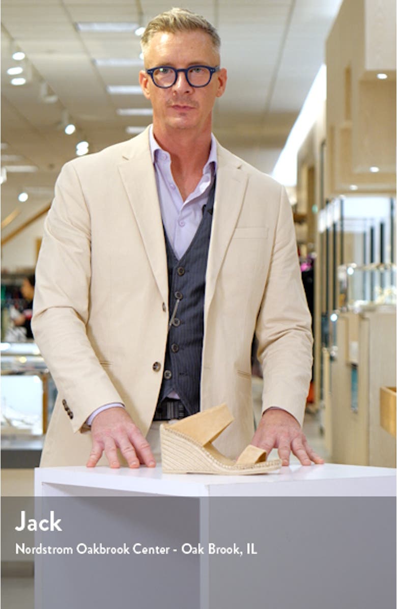 Greta Espadrille Platform Wedge Slide Sandal, sales video thumbnail