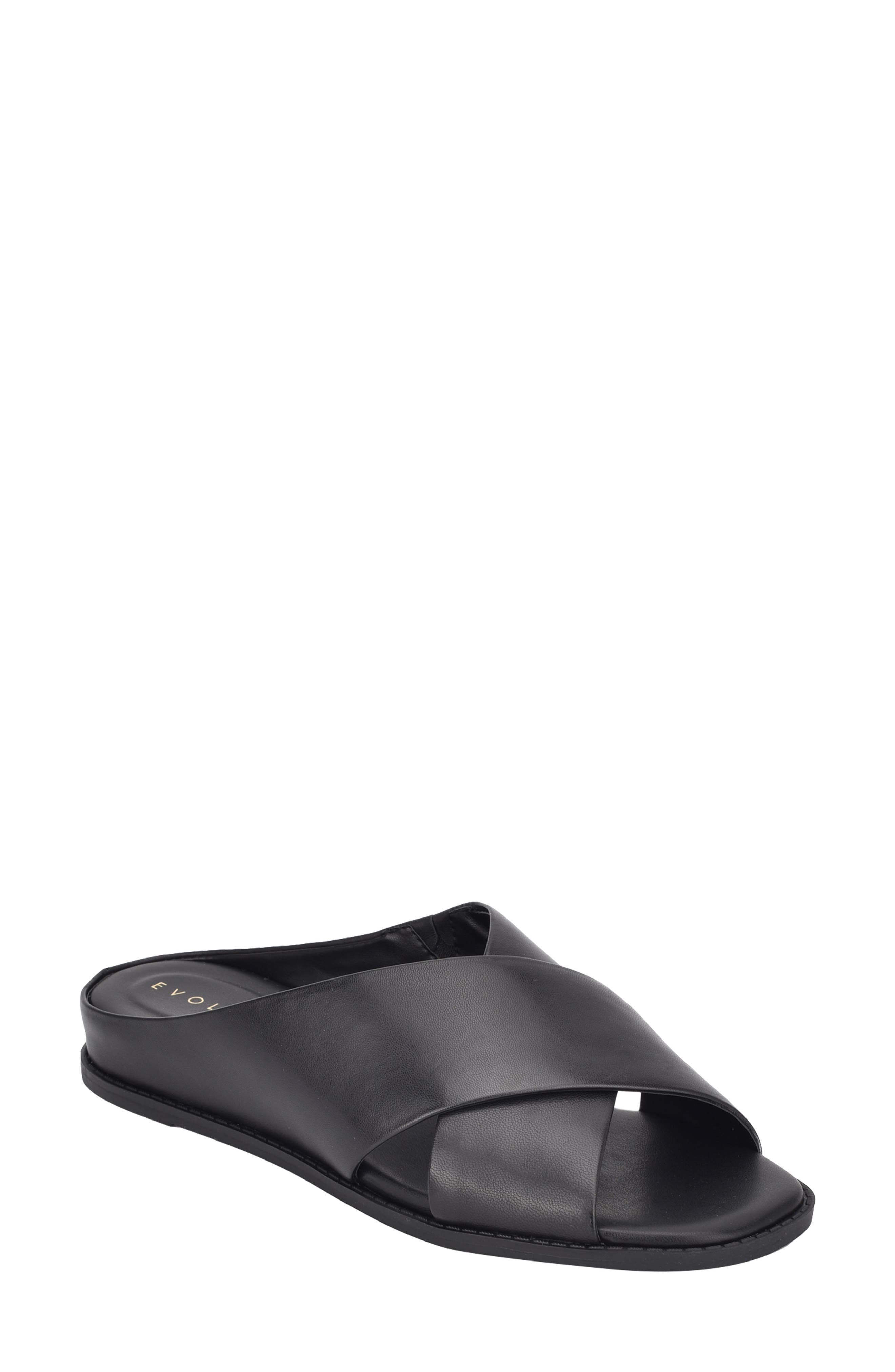 evolve Odyssa Slide Sandal, Main, color, 