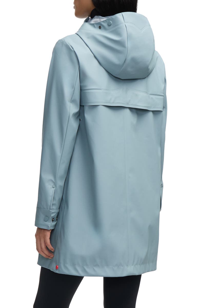 Hunter Acacia Waterproof Rubberized Raincoat, Alternate, color, 