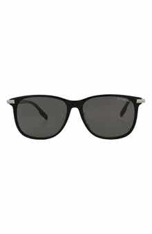 Montblanc 56mm Square Sunglasses