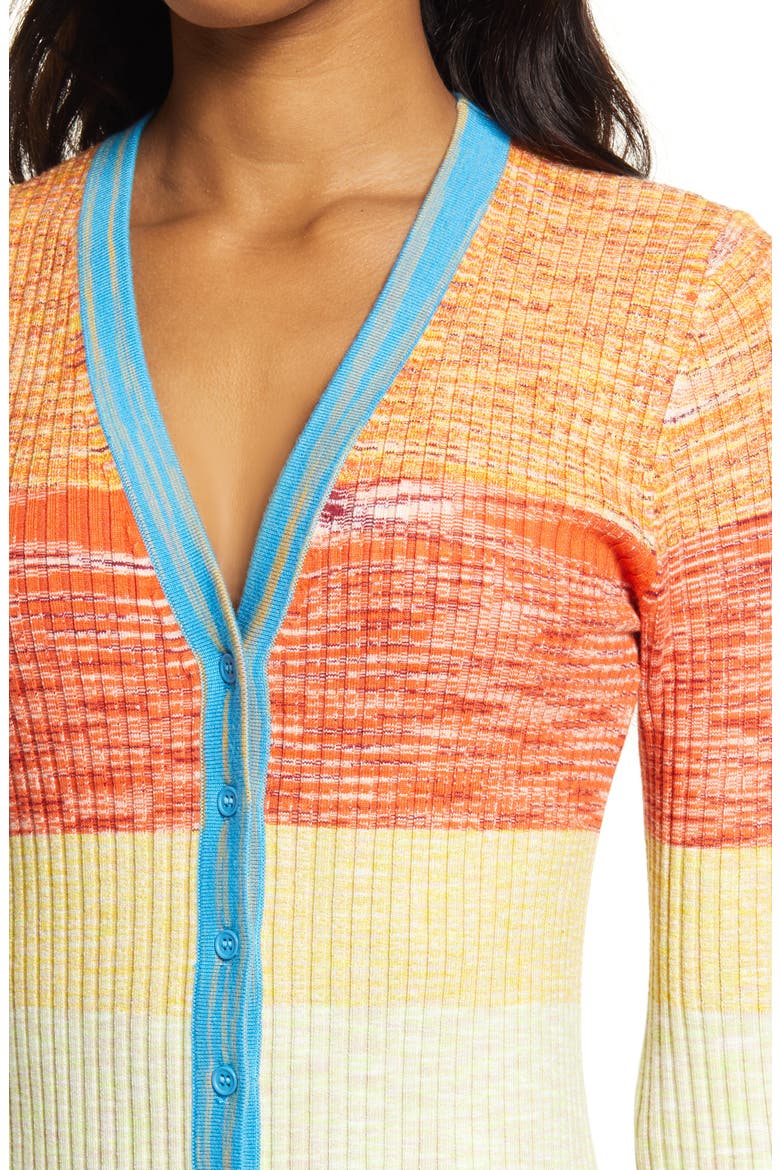 Shoko Longline Cardigan, Alternate, color, RAINBOW MULTI