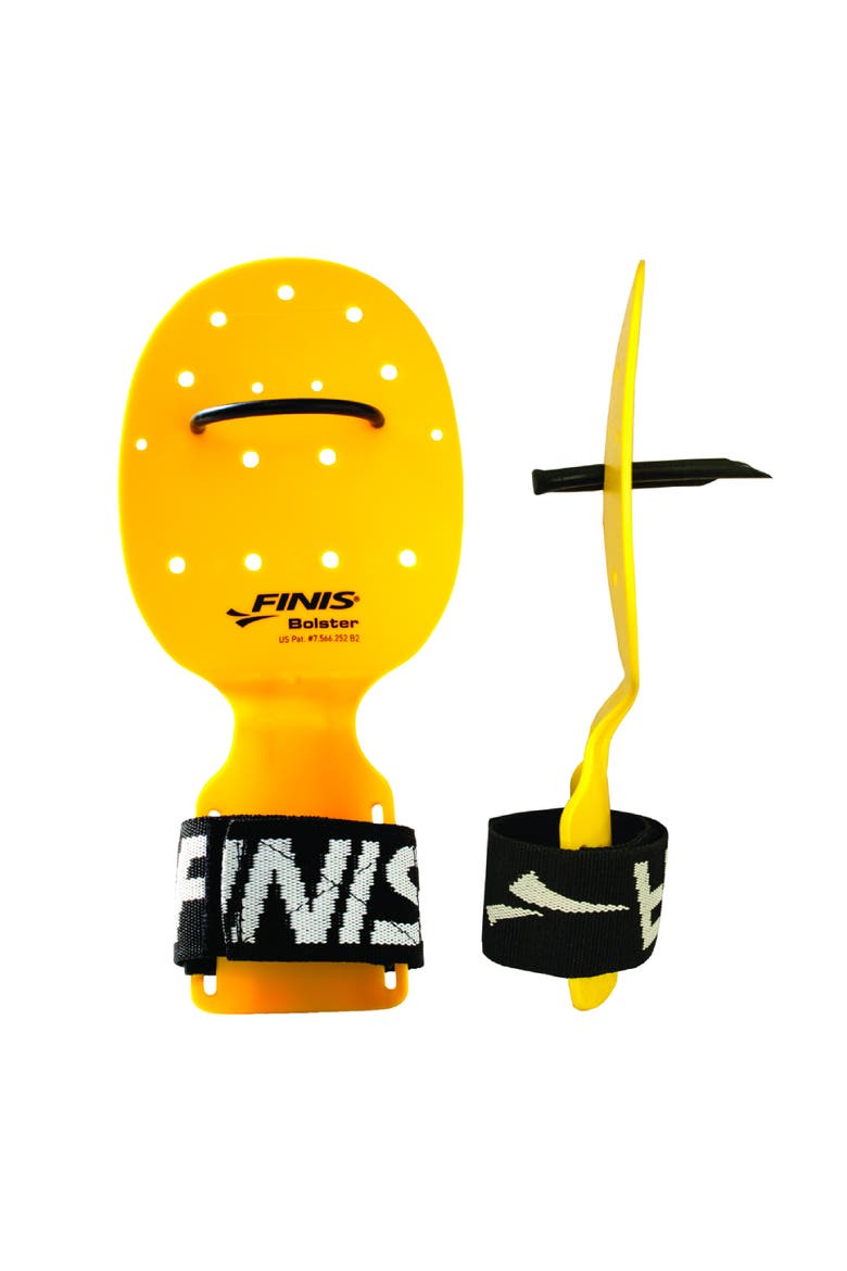 Bolster Swim Paddles Stroke Technique Trainer for Competitive and Fitness Swimming Builds Strength All Swim Strokes, Main, color, Yellow