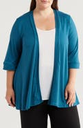 24seven Comfort Apparel Open Front Cardigan