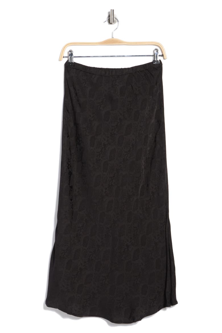 Felicity Jacquard Maxi Skirt, Main, color, BLACK
