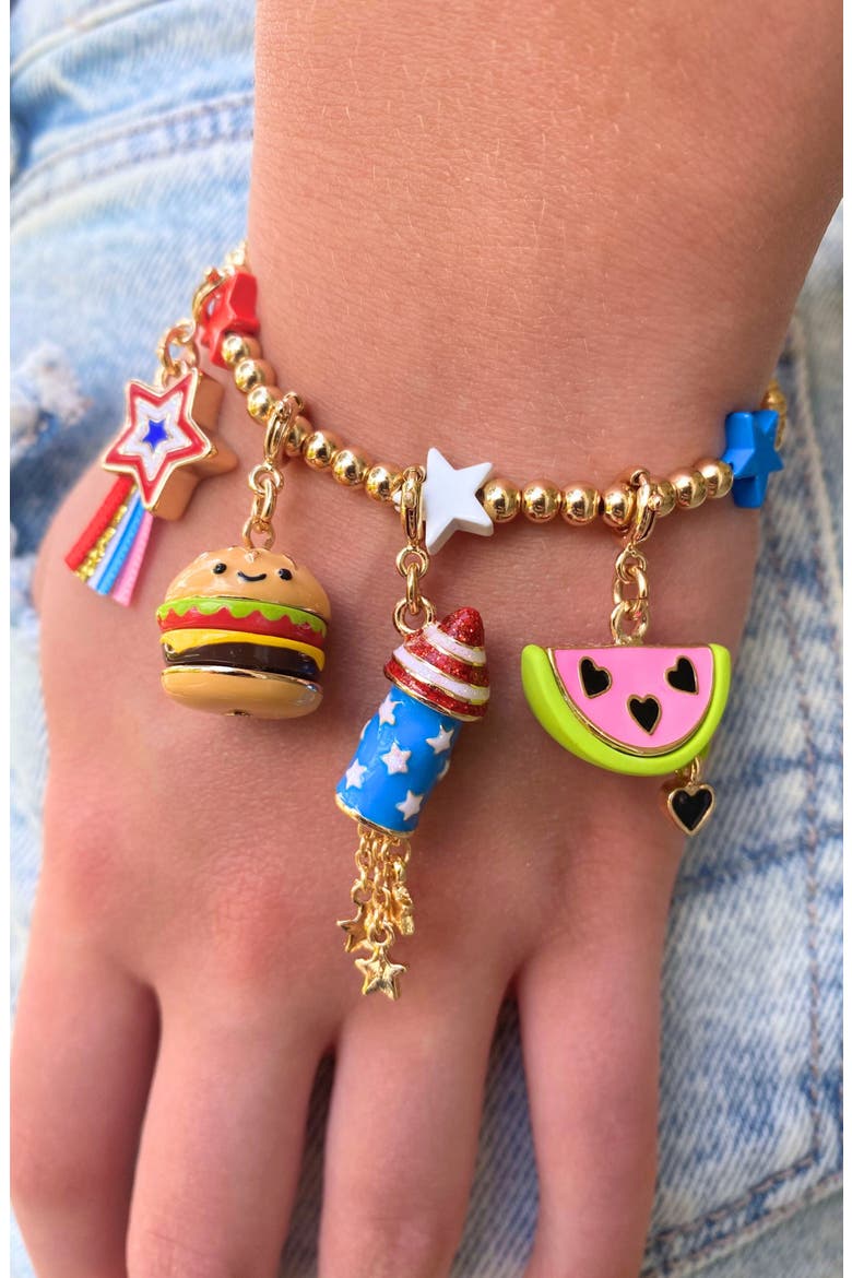Kids' Watermelon Charm, Alternate, color, PINK
