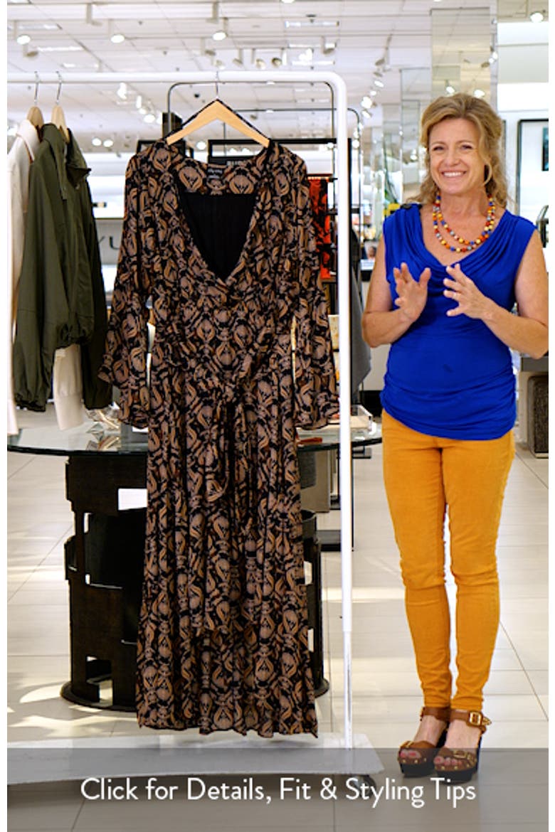 Remington Faux Wrap Maxi Dress video