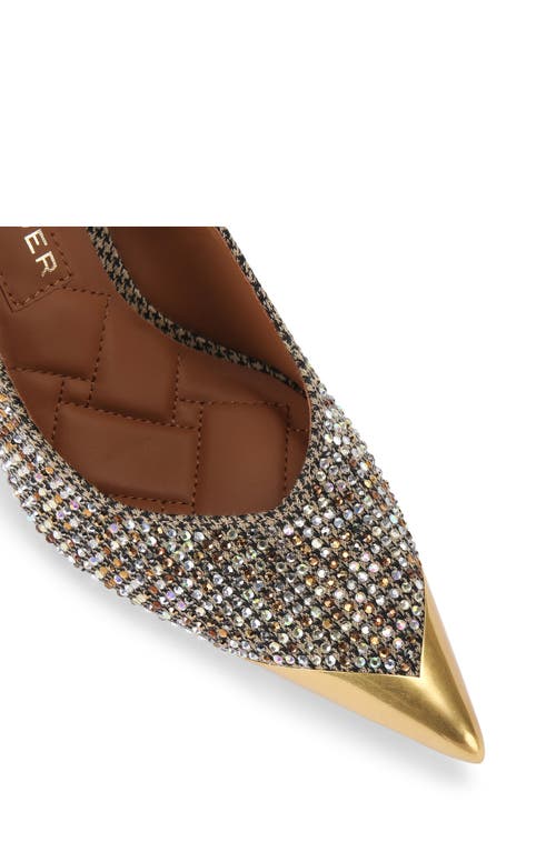 Kurt Geiger London Regent Pointed Toe Pump In Silver