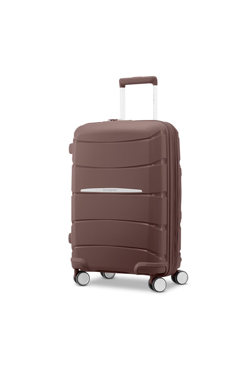 Better Than Basic 2 Piece Set Drop Bottom Weekender & Outline Pro Carry On Luggage, Alternate, color, Cocoa Chocolate Mauve