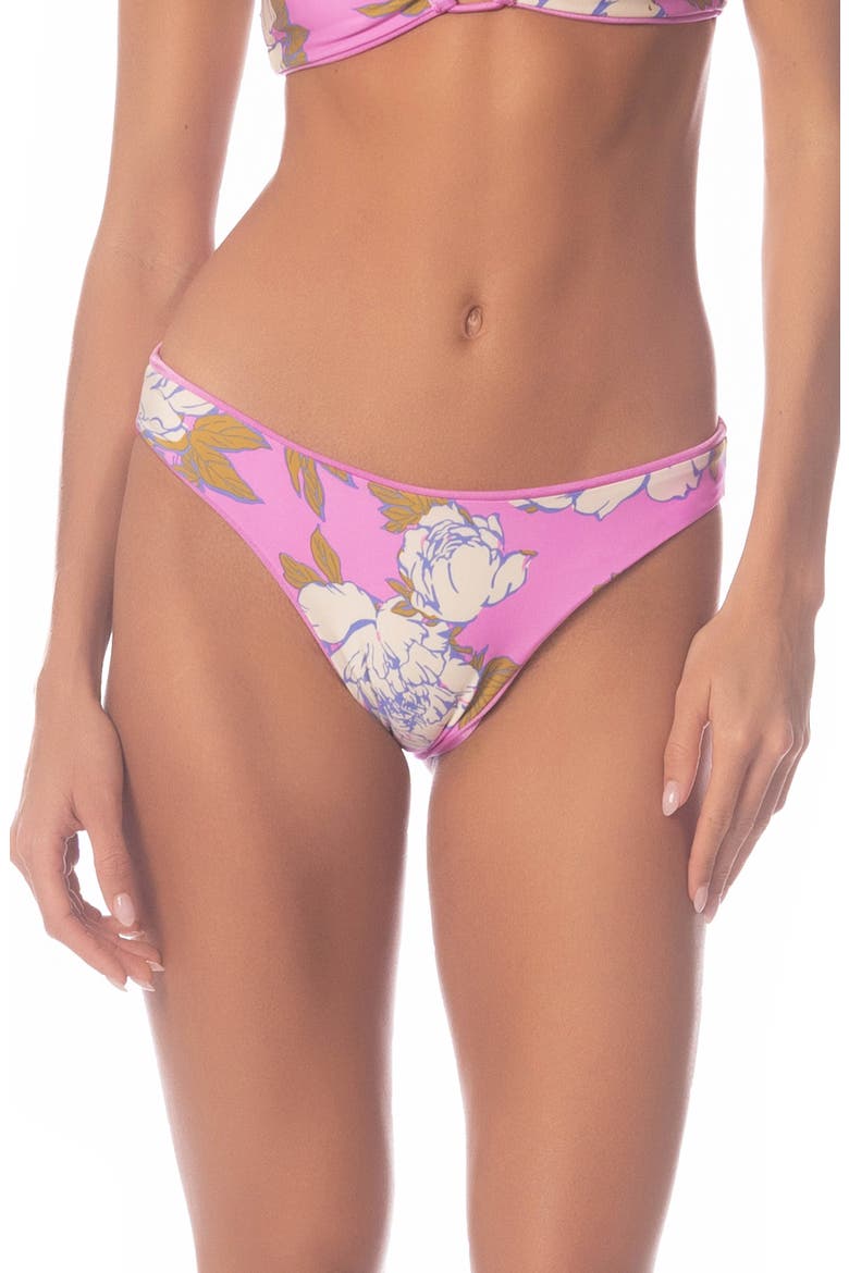 Sublimity Fondant Pink Reversible Bikini Bottoms, Main, color, PINK