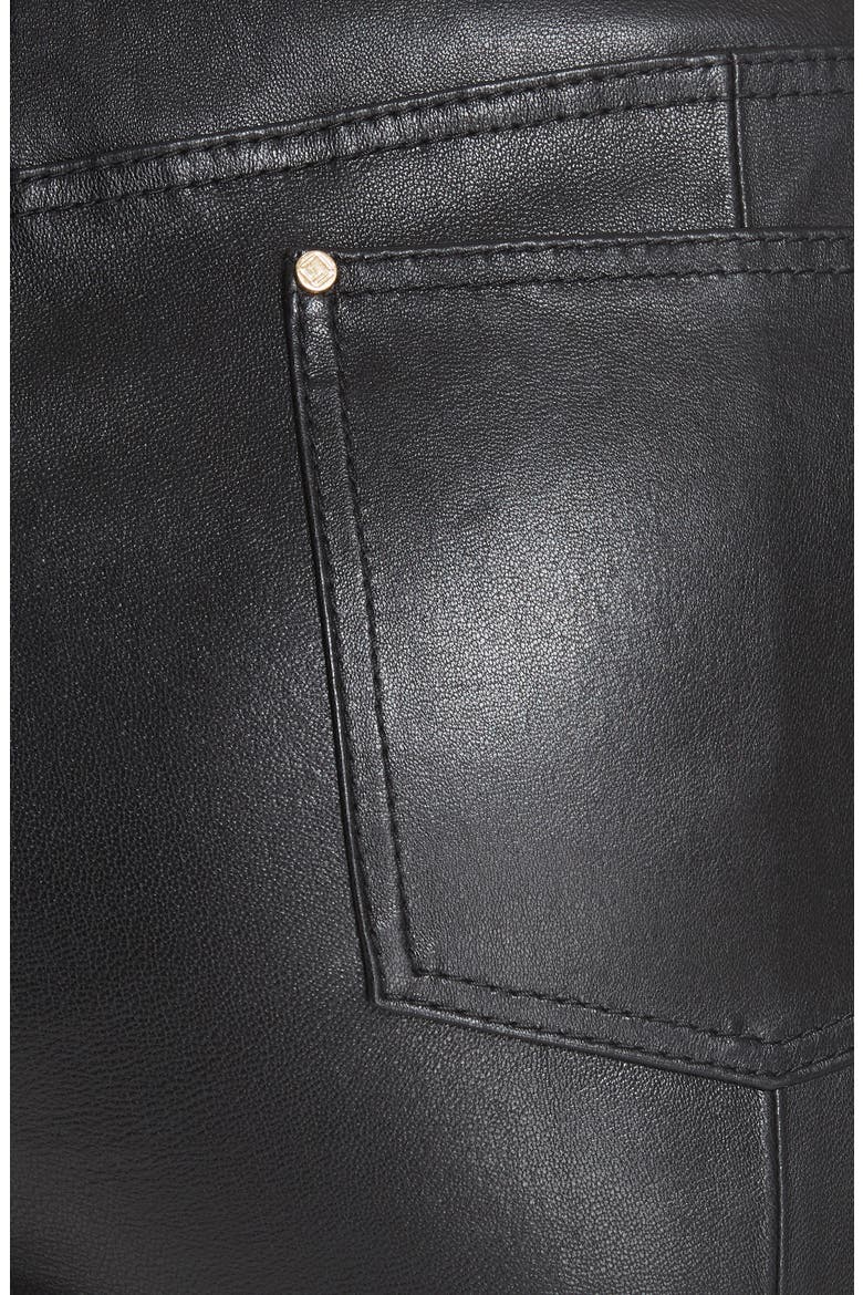 Mercer Nappa Leather Pants, Alternate, color, BLACK