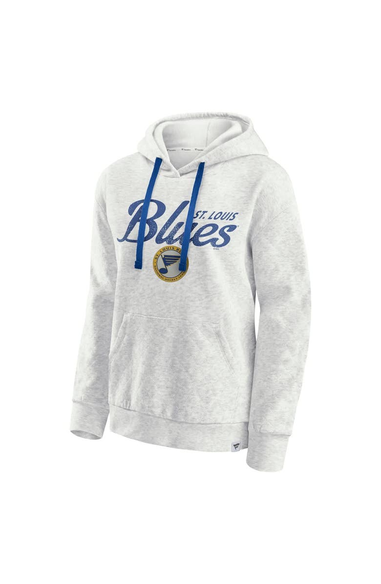 FANATICS Women's Fanatics  Oatmeal St. Louis Blues True Classics Quilted Pullover Hoodie, Alternate, color, Oatmeal