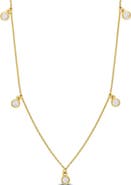 DELMAR Diamond Station Necklace - 0.17ct.