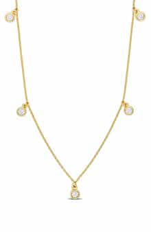 DELMAR Diamond Station Necklace - 0.17ct.