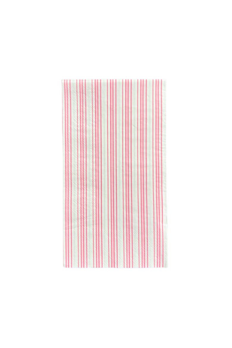 Pink & White Striped Guest Napkins, Main, color, Assorted Pre-Pack