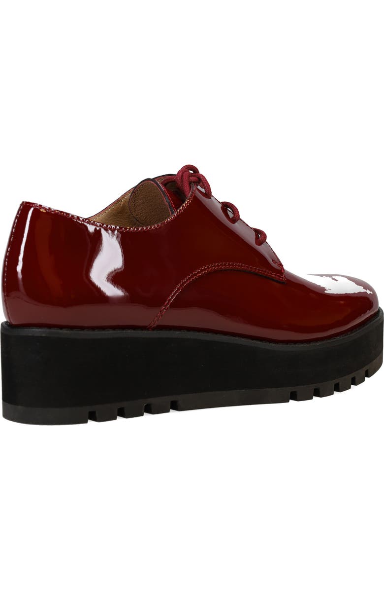 Eileen Fisher Eddy Derby, Alternate, color, Bordeux Patent