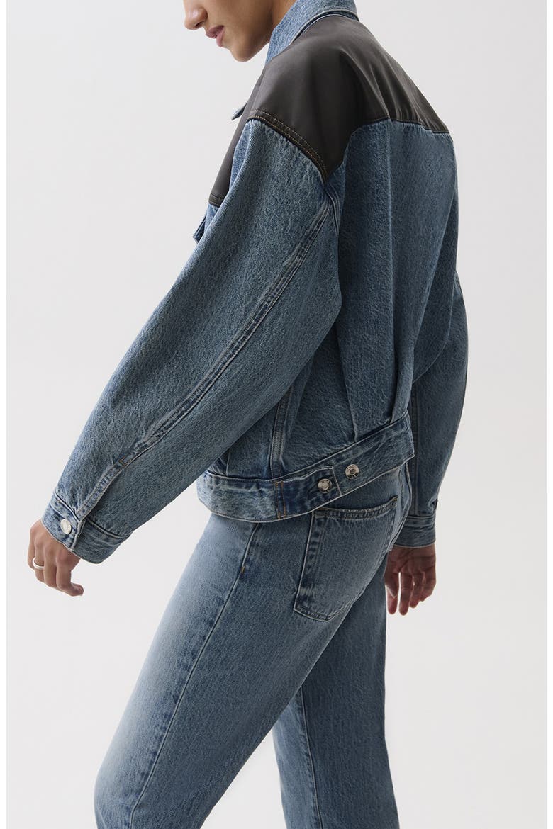 Harley Denim Jacket, Alternate, color, METROPOLIS