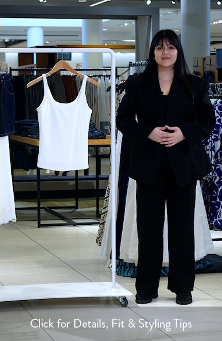 Rib Scoop Neck Tank, sales video thumbnail