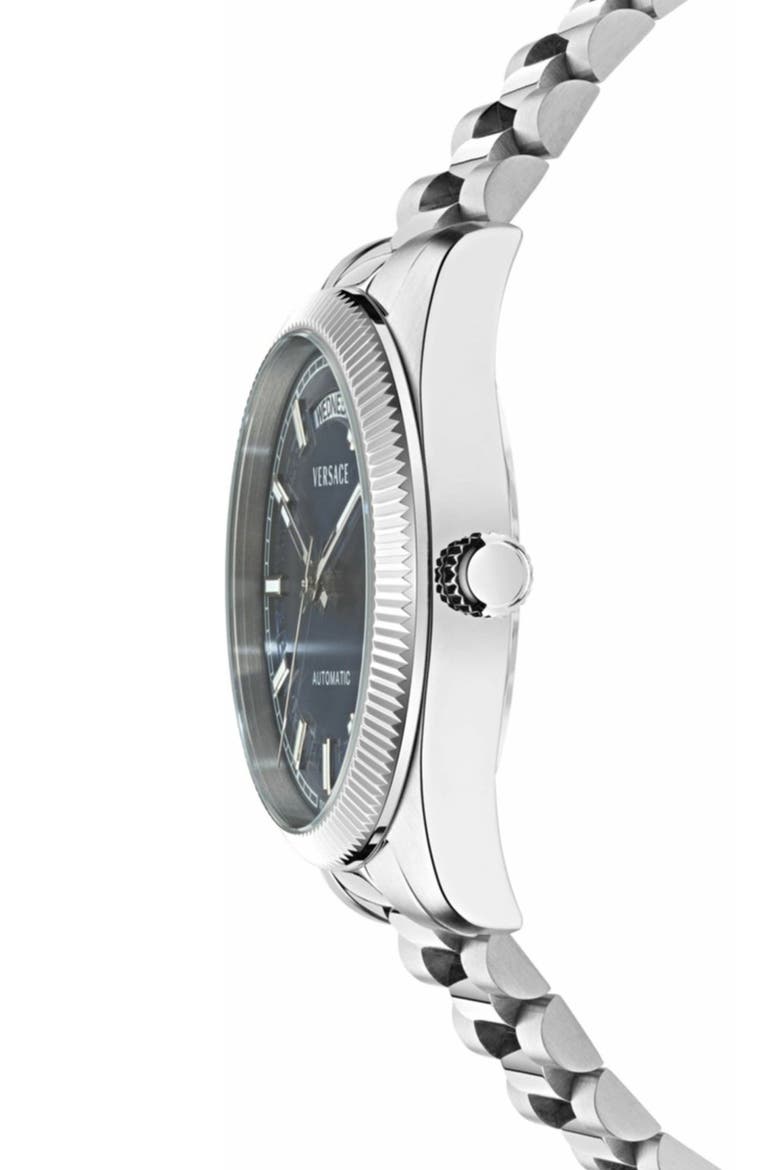 Millenyium Automatic Bracelet Watch, 40mm, Alternate, color, BLUE/ STAINLESS STEEL