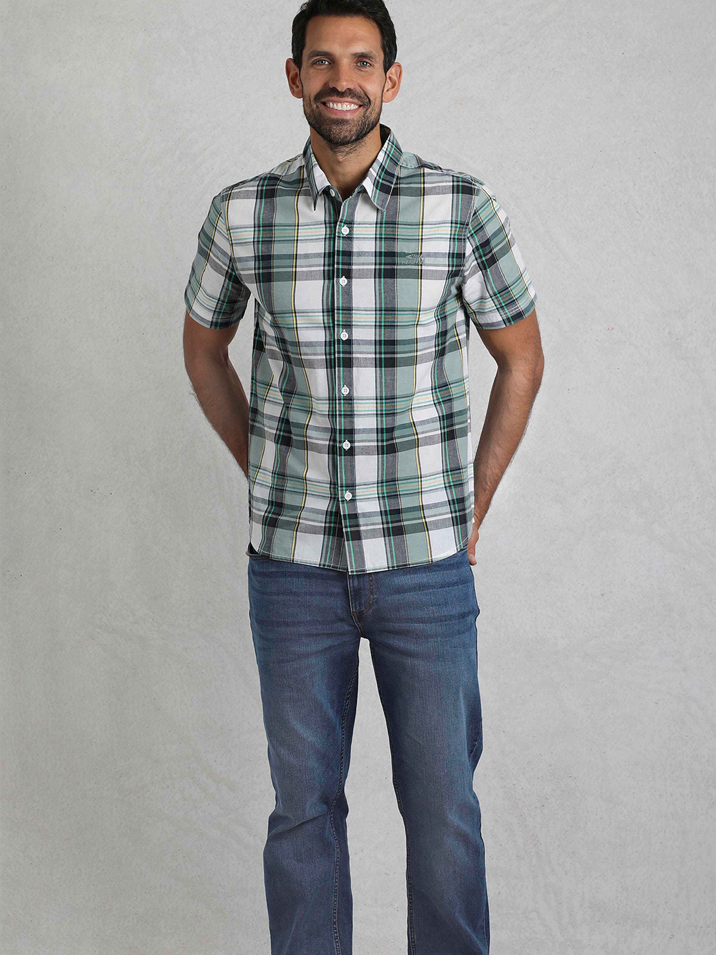 Judd Short Sleeve Check Shirt - image 3