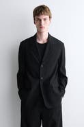 COS Unstructured Seersucker Blazer