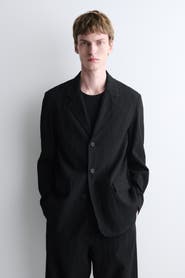 COS Unstructured Seersucker Blazer