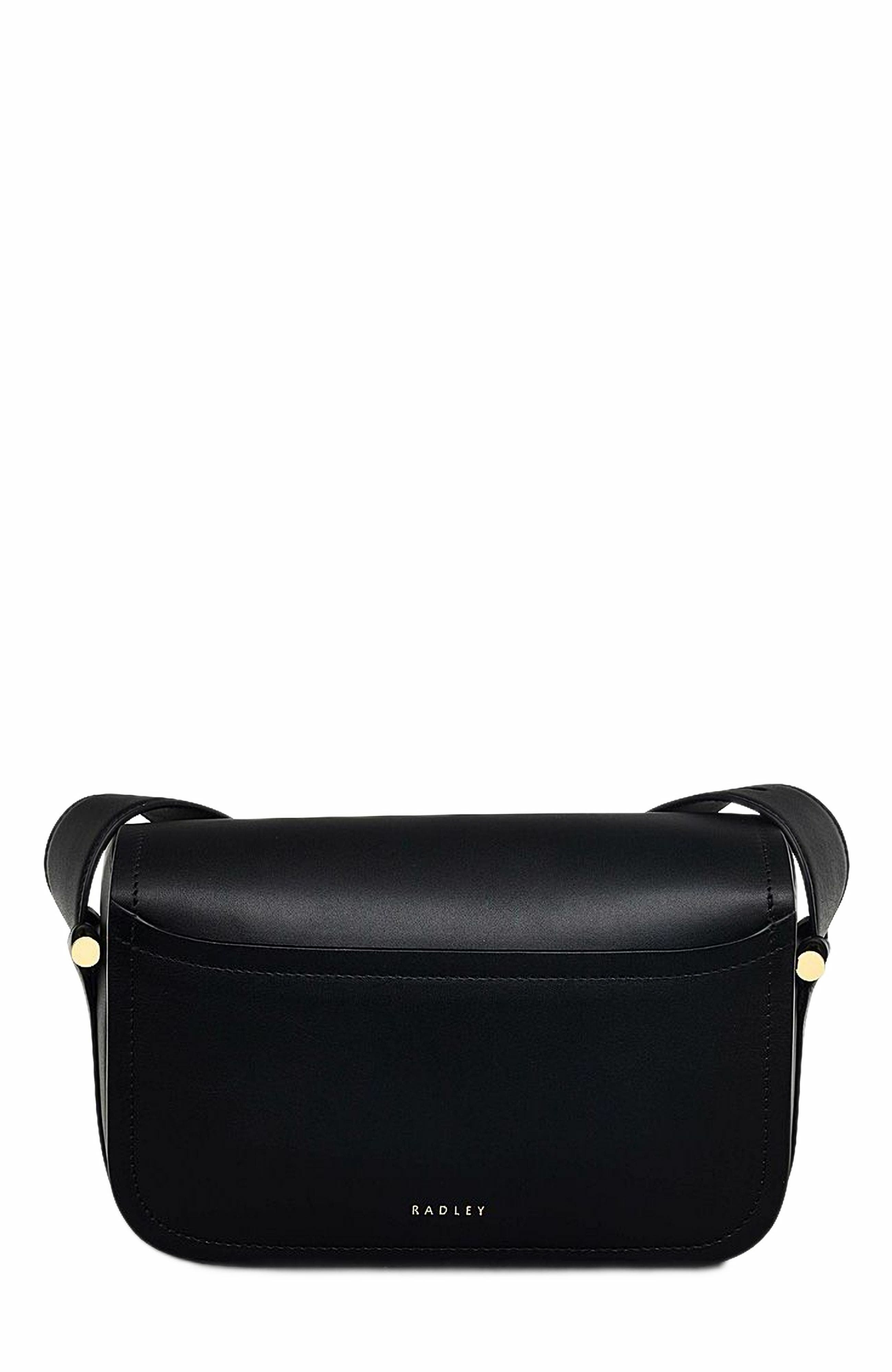 Radley Bathurst Mews Medium Flapover Crossbody Bag, Alternate, color, Black