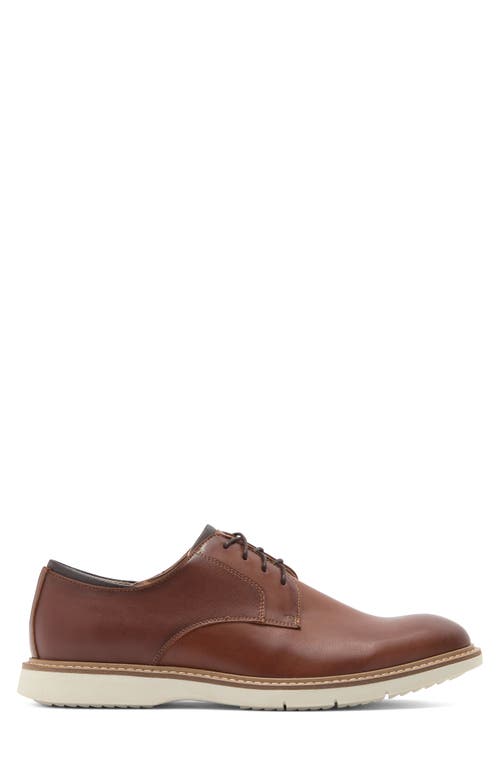 Steve Madden Mix Texture Derby In Cognac