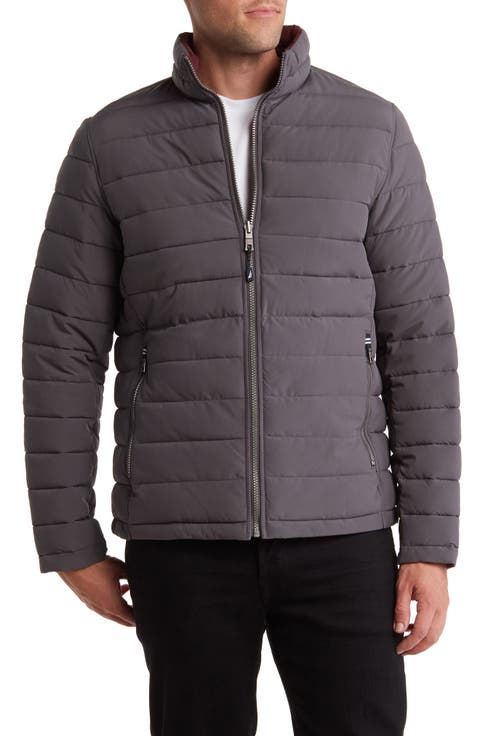 Water Resistant Reversible Puffer Jacket