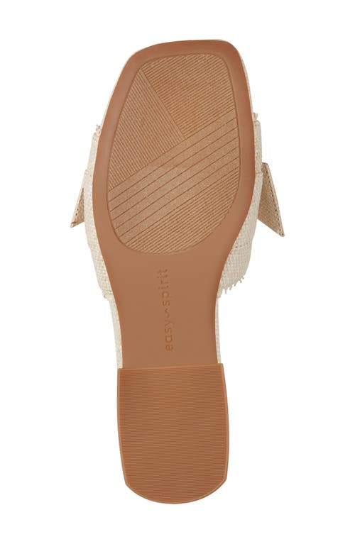 Easy Spirit Knotted Slide Sandal In Natural