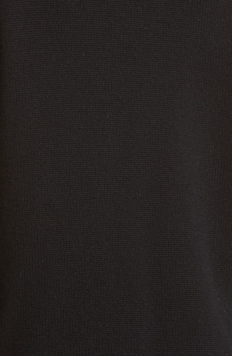 Milly Crystal Embellished Turtleneck Merino Wool Blend Sweater, Alternate, color, 