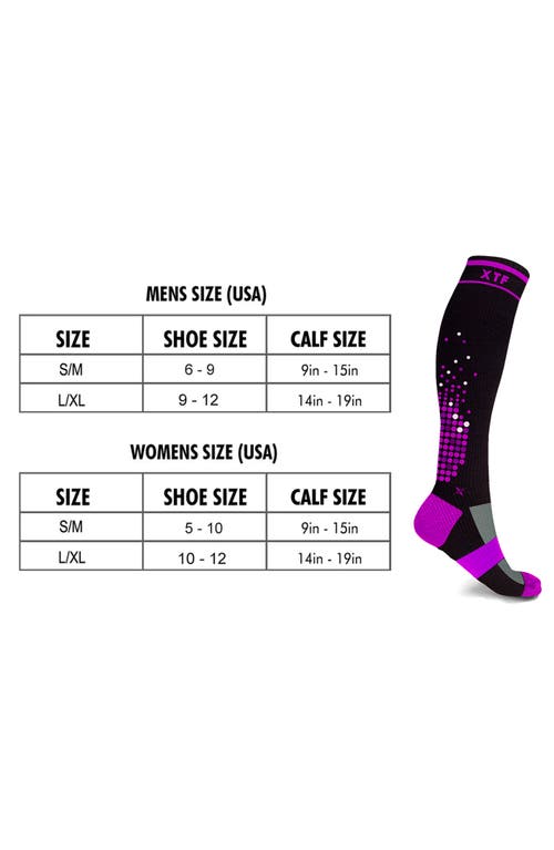 Extreme Fit High Intensity Run Compression Socks In Black Multi