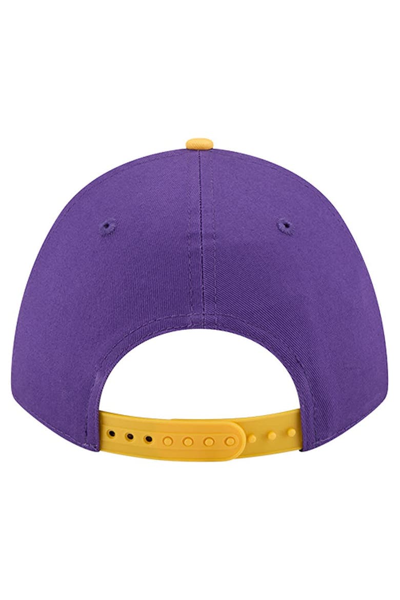 Men's New Era  Purple Minnesota Vikings  Arch COOLERA 9FORTY A-Frame M-Crown Adjustable Hat, Alternate, color, Purple