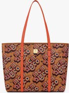 MCM Medium Toni Top-Zip Shopper in Disco Visetos
