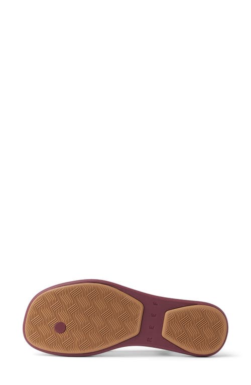 Reef Water Willow Maya Slingback Sandal In Burgundy
