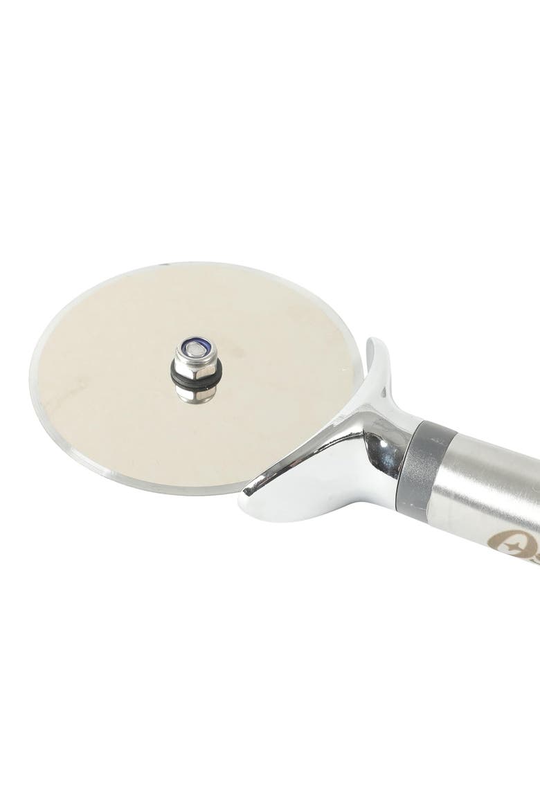 8.7 Inch Stainless Steel Pizza Cutter in Silver, Alternate, color, Silver