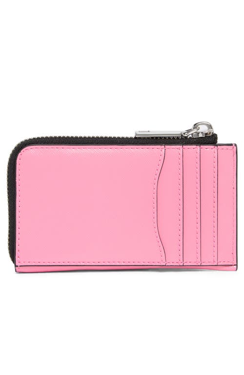 Marc Jacobs Small Zip Card Wallet In Petal Pink