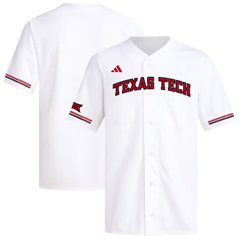 Men's adidas  White Texas Tech Red Raiders Replica Baseball Jersey