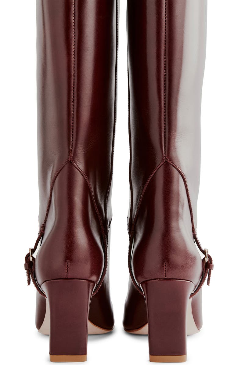 Reformation Gaelle Knee High Boot, Alternate, color, Ruby