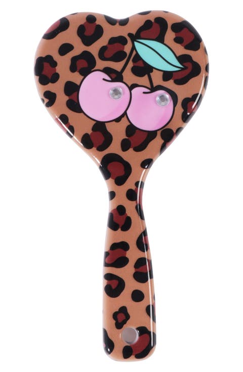 Kids' Leopard Cherry Hair Brush