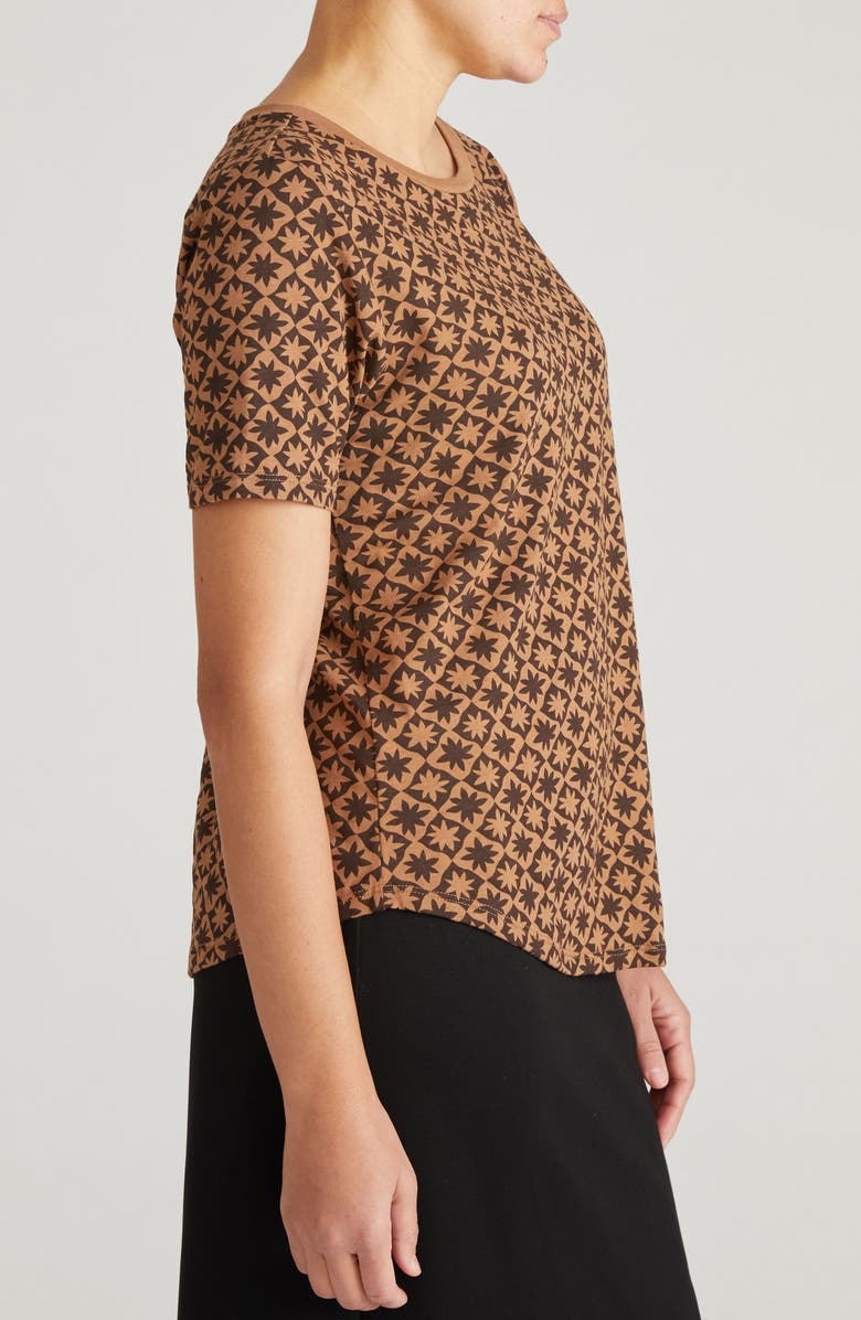 Universal Standard Tee Rex Tee, Alternate, color, Brown Hacienda Print