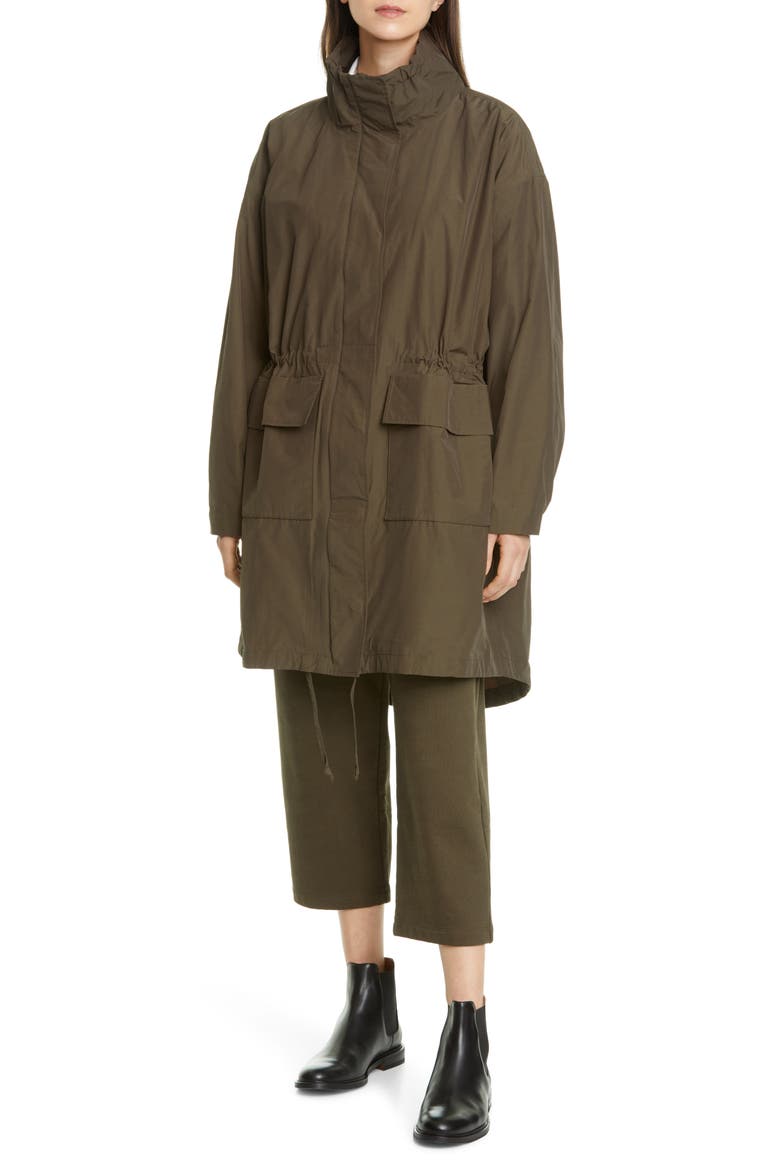 Fishtail Organic Cotton Blend Anorak (Nordstrom Exclusive), Alternate, color, SURPLUS