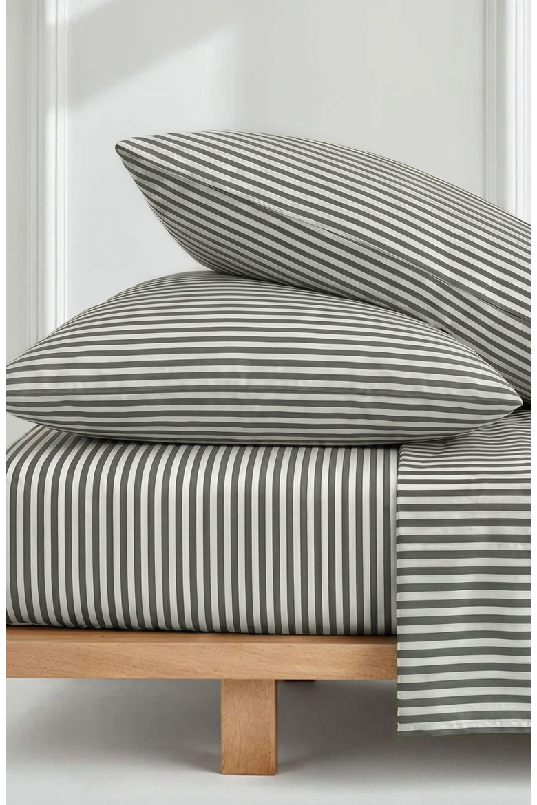 Luxe Australian Sateen Sheet Set, Main, color, Ecru & Sage