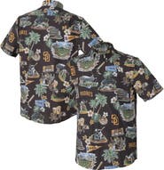 Reyn Spooner Men's Reyn Spooner  Brown San Diego Padres Scenic Tri-Blend Performance Button-Up Top