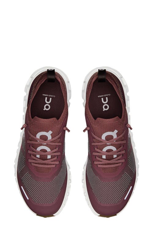 On Cloud 6 Versa Sneaker In Burgundy