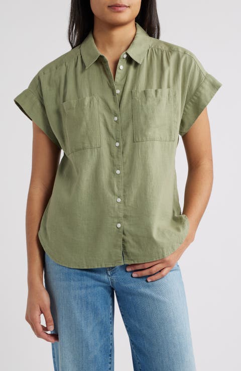 Women's Green Blouses | Nordstrom
