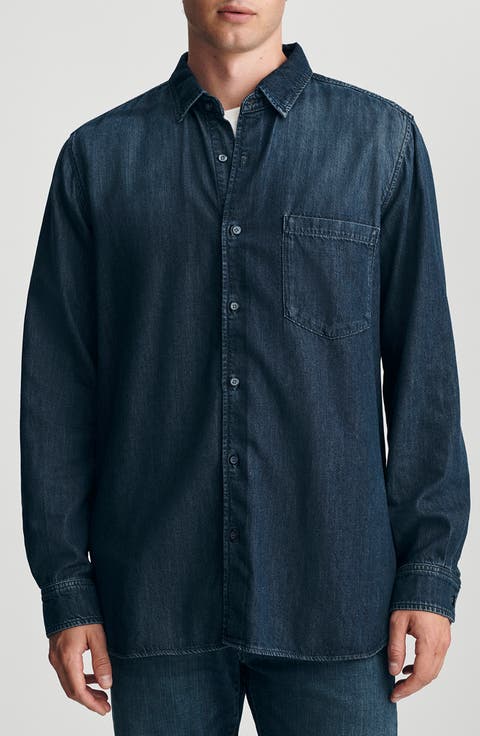 Bill Tencel Lyocell & Organic Cotton Button-Up Shirt