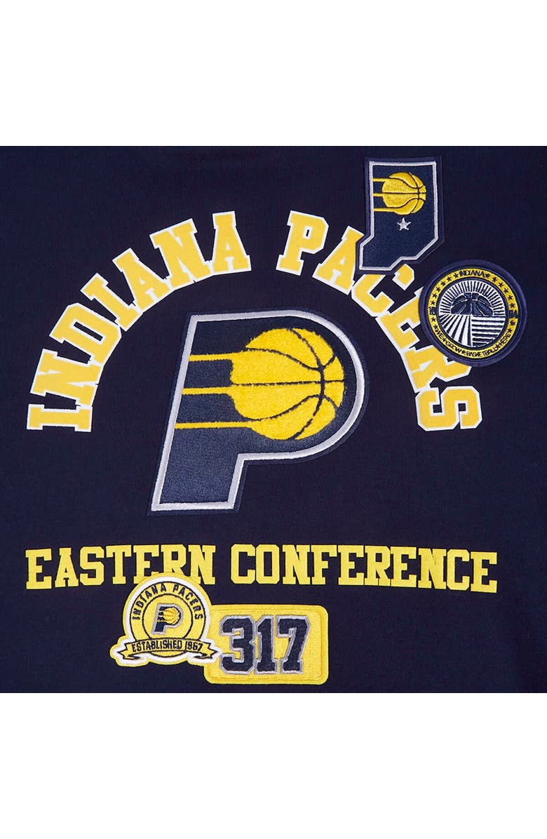 PRO STANDARD Men's Pro Standard Navy Indiana Pacers Area Code Pullover Hoodie, Alternate, color, Navy